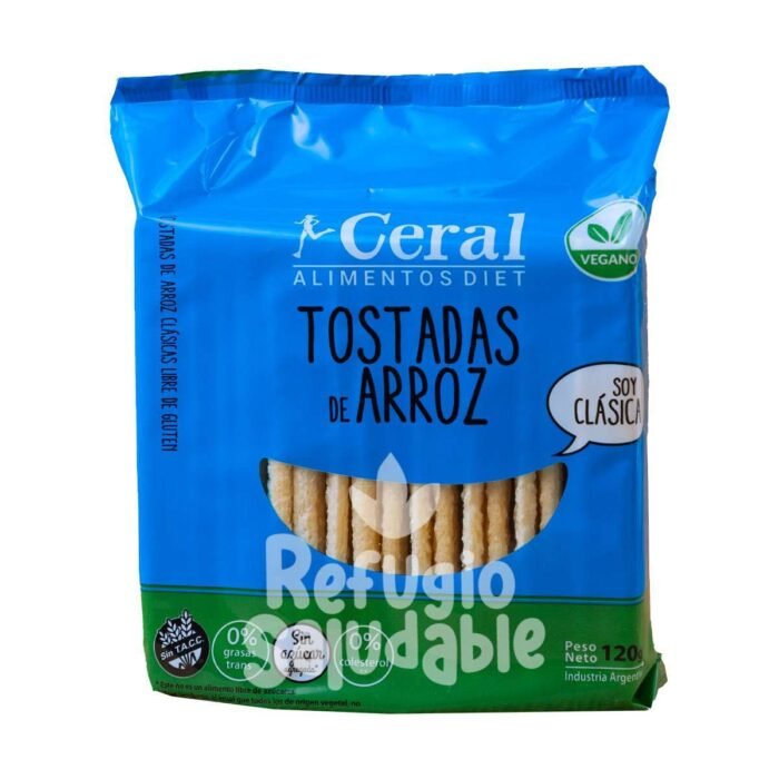 CERAL - TOSTADA ARROZ CLASICA CON SAL X120 G