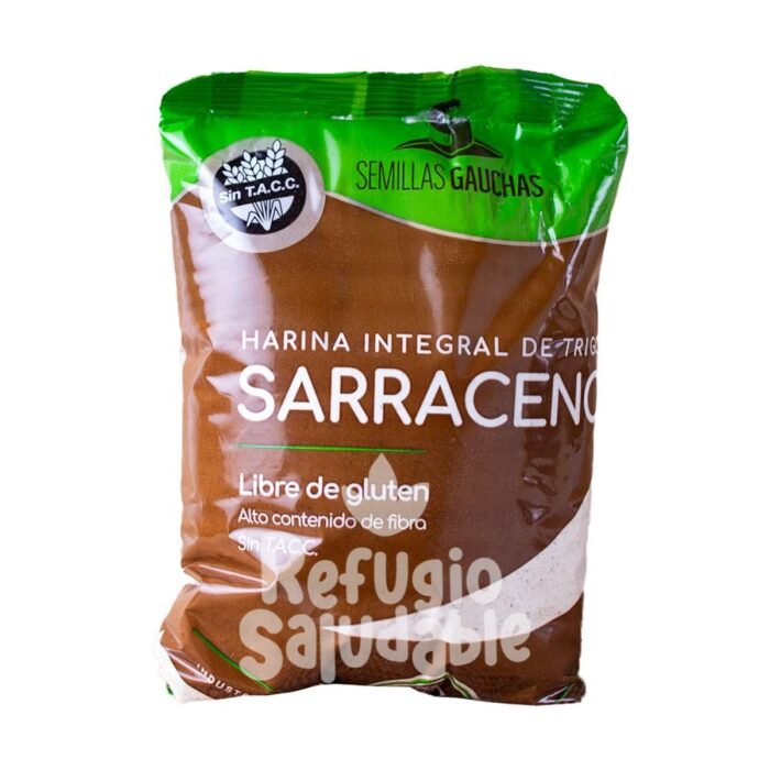 SEMILLAS GAUCHAS - HARINA TRIGO SARRACENO INTEGRAL X500 G