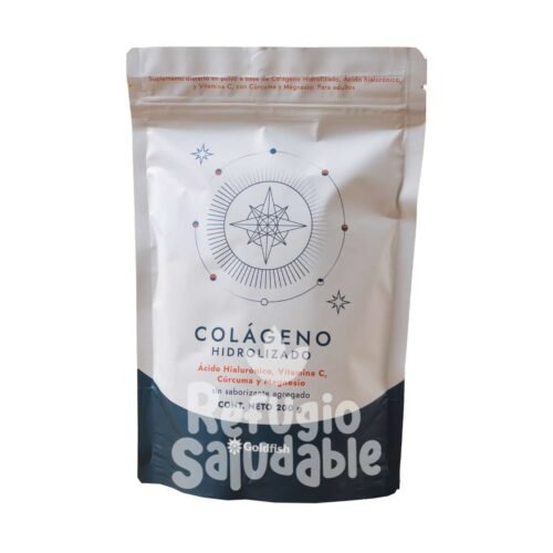 GOLDFISH - COLAGENO HIDROLIZADO VIT C CURCUMA MAGNESIO X200 G