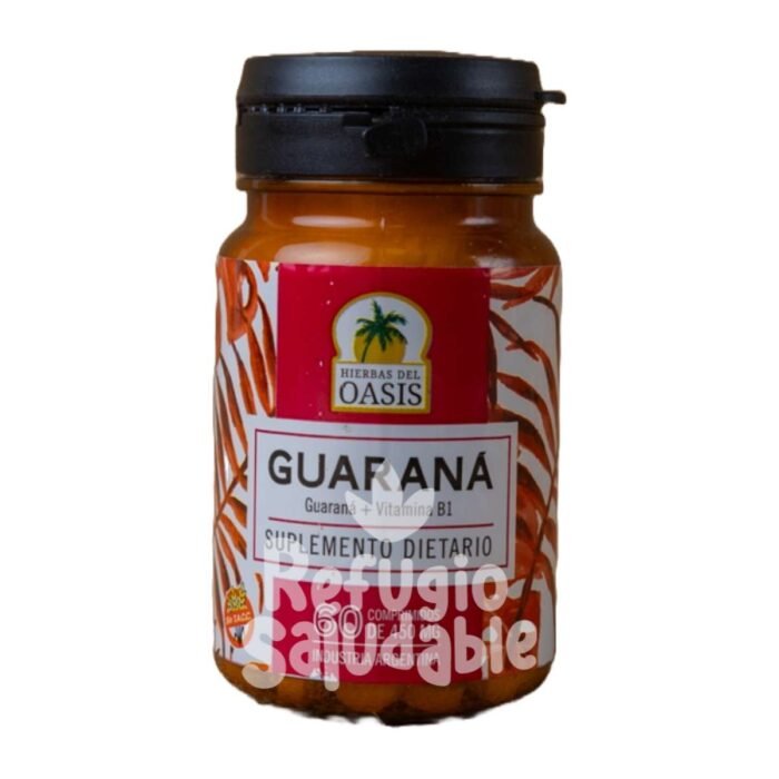 OASIS - COMPRIMIDO GUARANA VITAMINA B1 X60 U