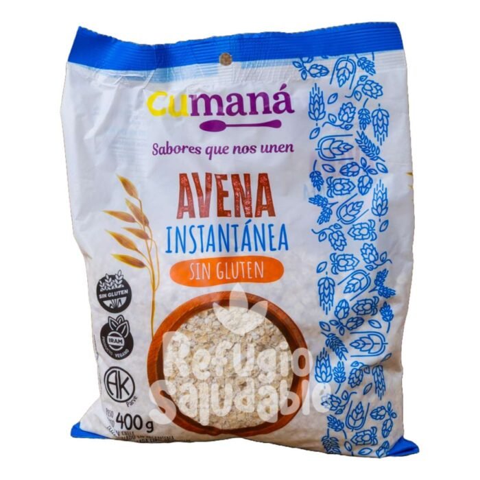 CUMANA - AVENA INSTANTANEA SIN GLUTEN X400 G